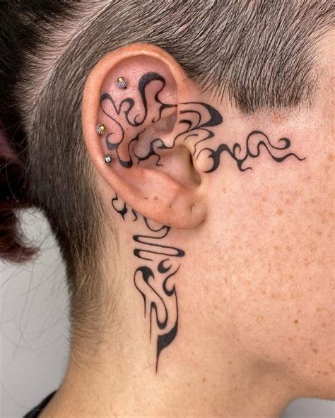 240 Beautiful Behind The Ear Tattoo Ideas With Meaning 2022