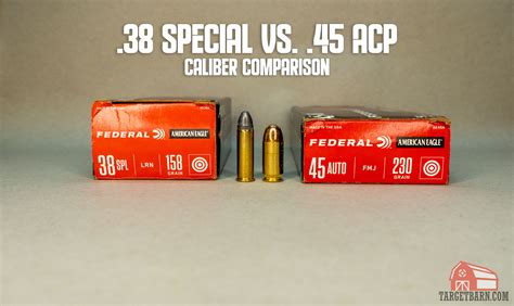 38 Special Vs 45 Acp Caliber Comparison The Broad Side