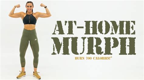 60 Minute At Home Murph Workout Sydney Cummings Youtube