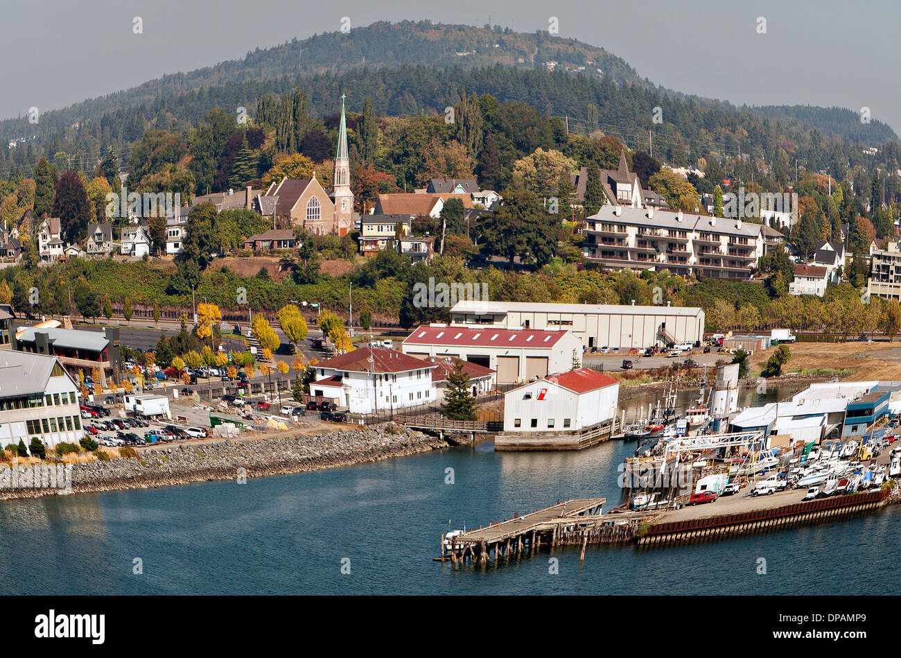 Aerial View Of The Waterfront And Us Coast Guard Station September