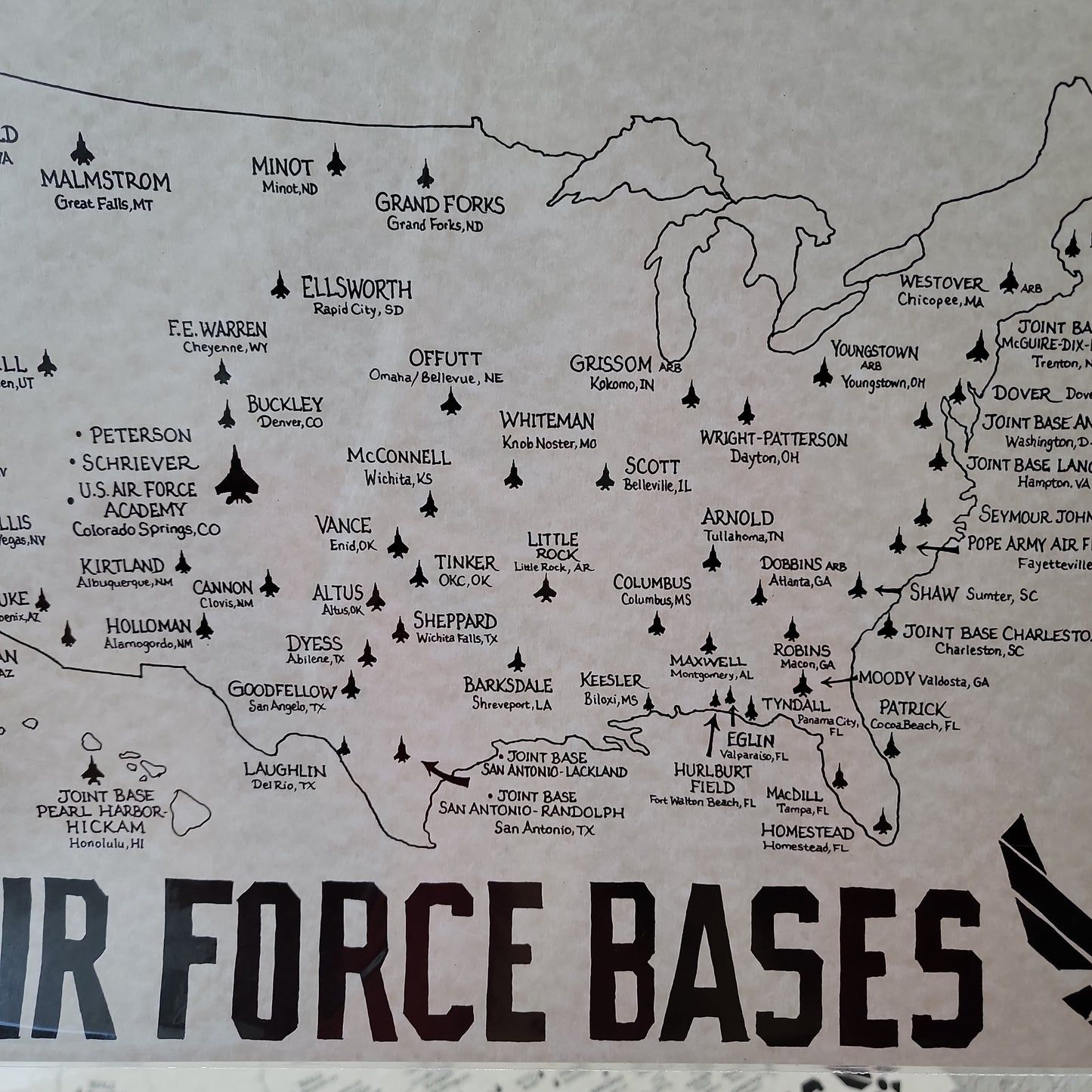 Air Force Bases In Florida Map Map