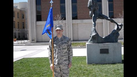 Air Force Rotc Guidon Procedure Youtube