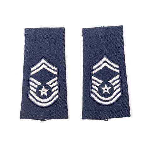 Air Force Senior Master Sergeant Insignia Pair Keep Shooting