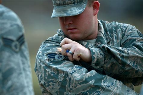 Als Students Recieve Uniform Inspection Shaw Air Force Base Article