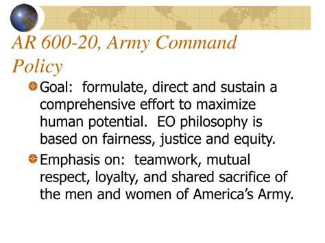 5 Key Points in AR 600-20 Army Command Policy 5 Key Points in AR 600-20 Army Command Policy