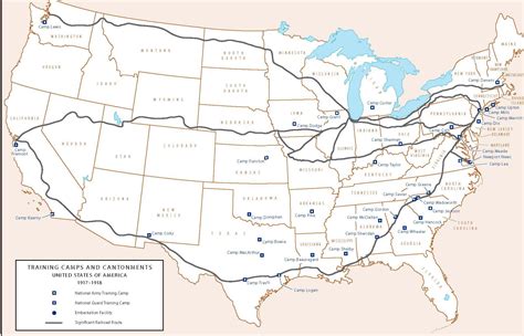 Army Military Bases Map