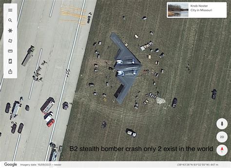 B2 Stealth Bomber Crash R Googleearthfinds