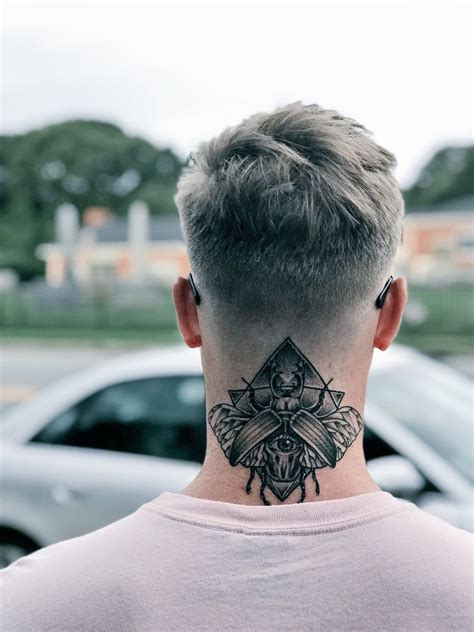 Back Of Neck Tattoos Men