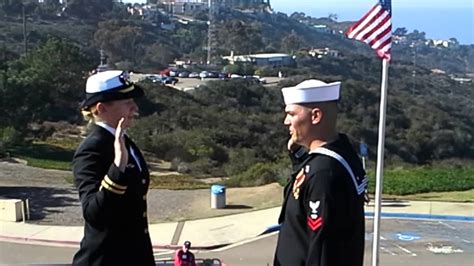 Bradley S Navy Reenlistment Ceremony Youtube