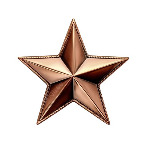 Bronze Star Badge Bronze Badge Award Luxury Png Transparent Image