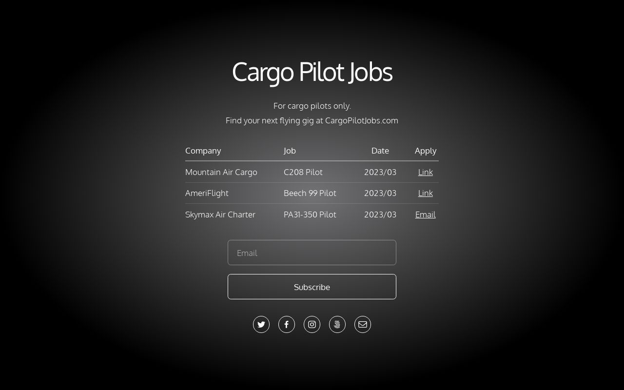 Cargo Pilot Jobs: Career Paths Uncovered