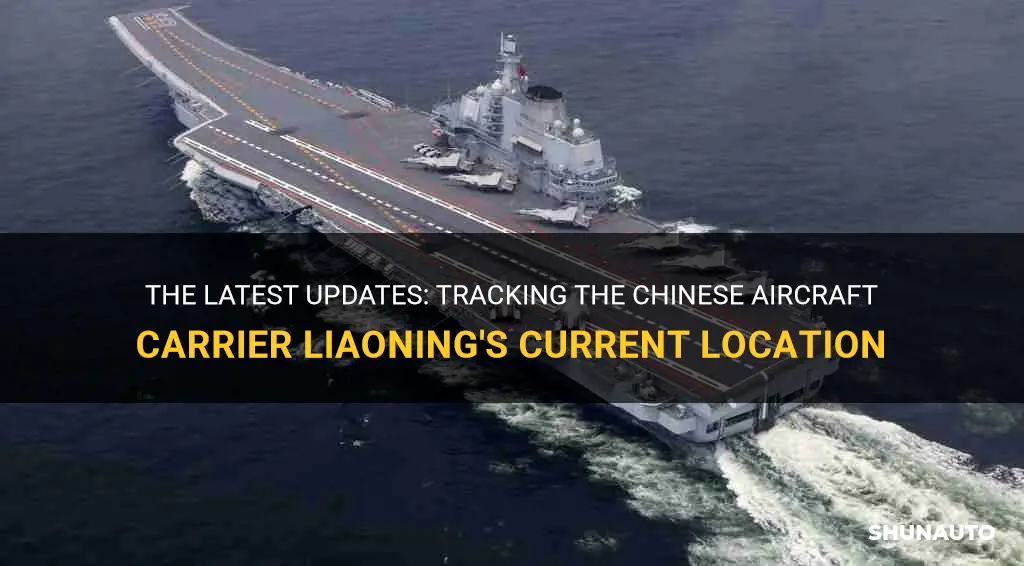 Chinese Aircraft Carrier: Pacific Movement Updates