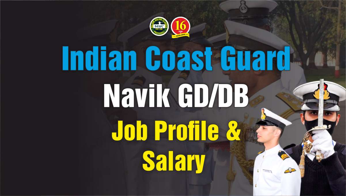 Coast Guard Navik Job Profile Coastguard Navik Gd Gd Work Salary