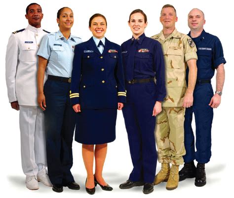 Color In The Us Armed Forces Coast Guard Uniforms