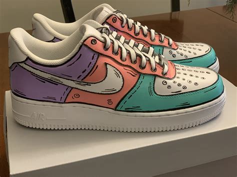 Custom Air Force 1 Nike Air Shoes Girls Shoes Custom Shoes Diy