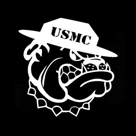 Devil Dog Usmc Window Decal Sticker Custom Made In The Usa Fast