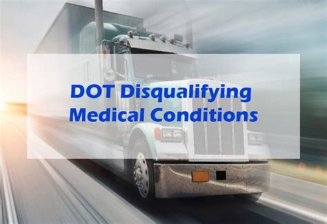 Dot Disqualifying Medical Conditions On The Spot Dot Medical Exams