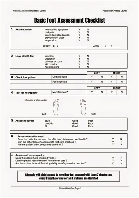 Download Comprehensive Diabetic Foot Exam Cdfe Form And Ada Cdfe