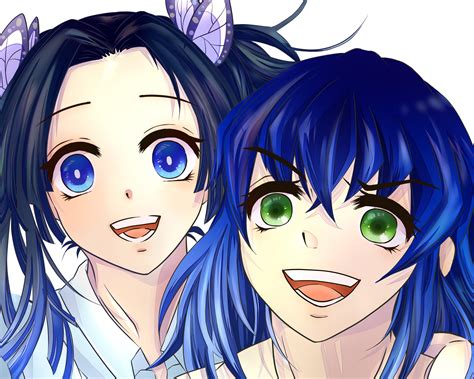 Download Inosuke Hashibira Aoi Kanzaki Anime Demon Slayer Kimetsu No Yaiba Hd Wallpaper By Download Inosuke Hashibira Aoi Kanzaki Anime Demon Slayer Kimetsu No Yaiba Hd Wallpaper By