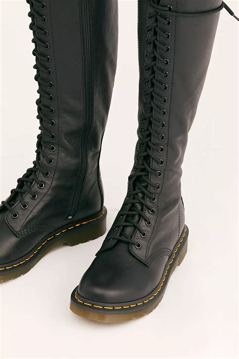 Dr Martens 1B60 Lace Up Boots Knee High Combat Boots Boots Lace Up