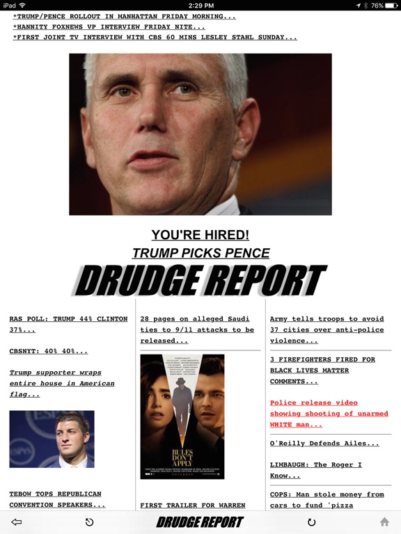 Drudge Report News 2025 Breaking News From Official Drudge Report News