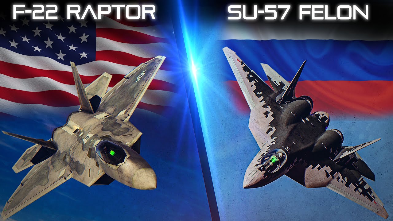 F 22 Raptor F 35 Lightning Vs Su 57 Felon J 20 Mighty Dragon Bvr