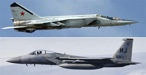 F15 Vs Mig 25