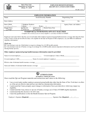 Fillable Form Ps 409 Opt Out Program Attestation Department Of