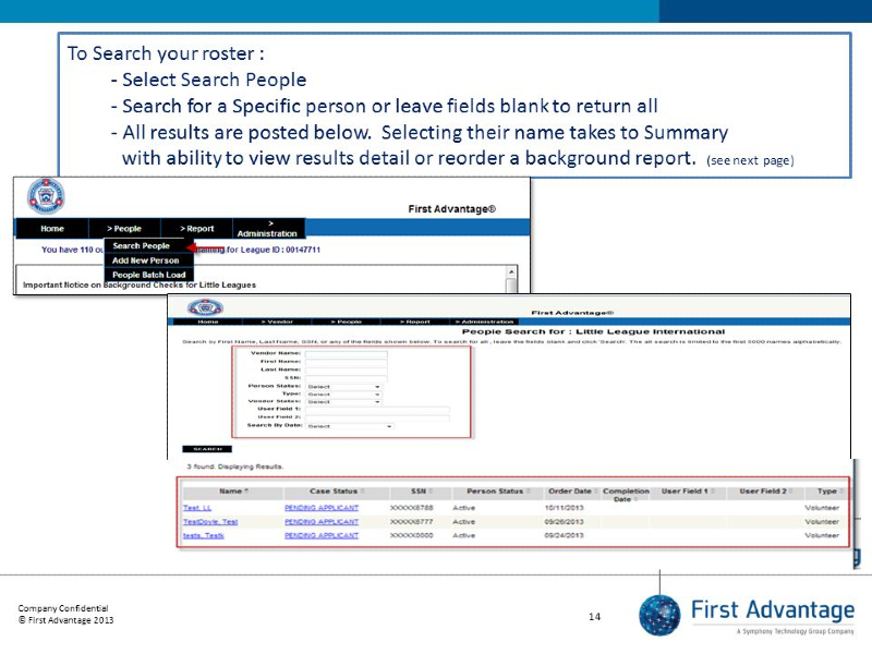 First Advantage Background Check Chat