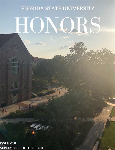 Florida State Honors Program Issue 18 September 2019 By Honors