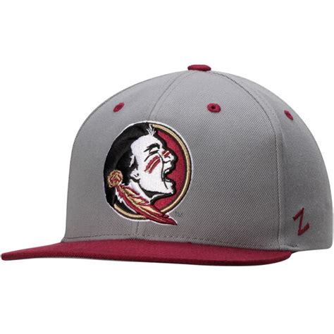 Florida State Seminoles Zephyr Z11 Snapback Adjustable Hat Gray