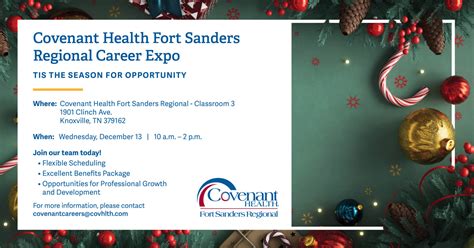 Fort Sanders Regional Medical Center Career Expo December 2023