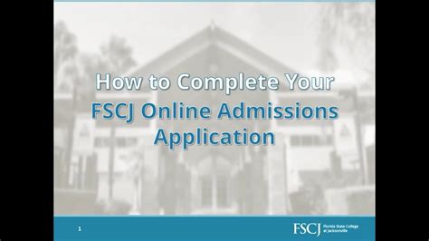 Fscj Apply: Admission Guide Guaranteed