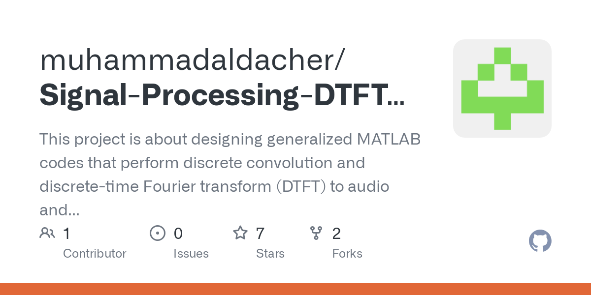 Github Muhammadaldacher Signal Processing Dtft And Convolution This