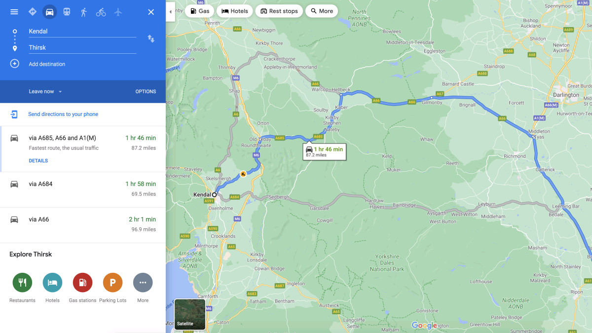 Google Maps Update Makes Planning Road Trips Much Easier T3