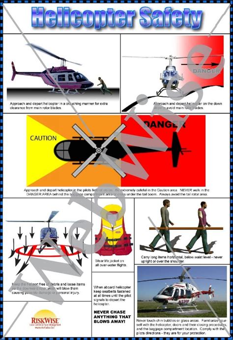 Helicopter Safety Poster Riskwise