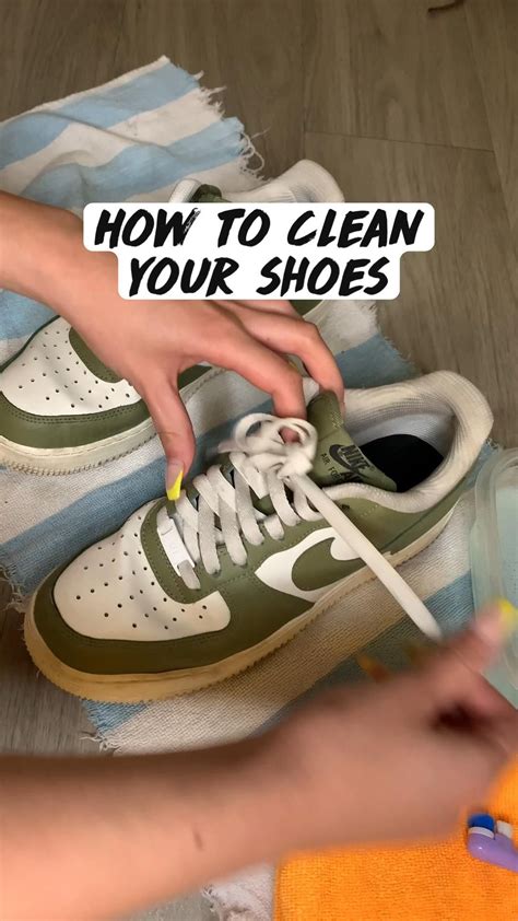 How To Clean Nike Air Force 1 How To Clean Your Shoes Diy Shoe Cleaner