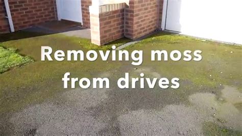 How To Remove Moss On Drives And Patios With Natural Products And