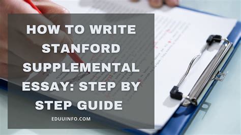 How To Write Stanford Supplemental Essay? Expert Guide