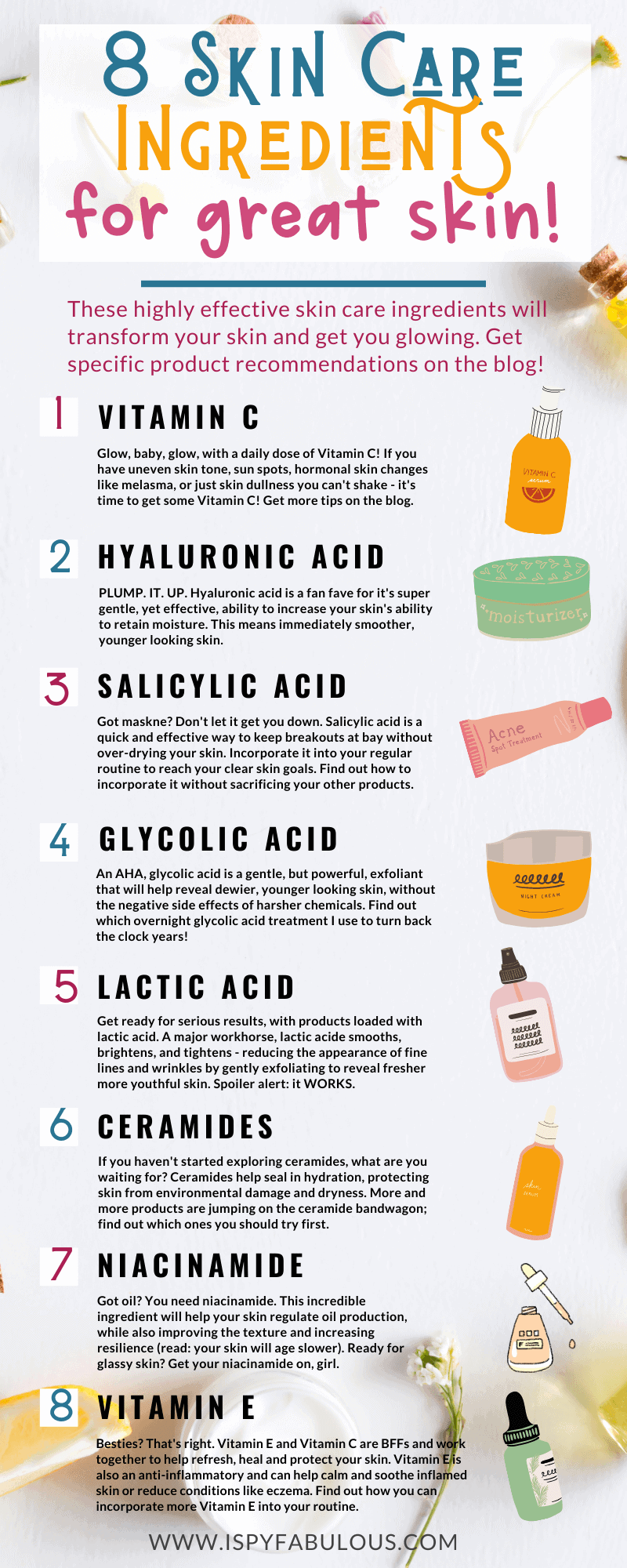 Infographic Skincare Products Best Organic Ingredients To Look For