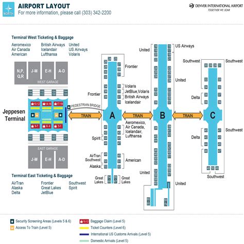 Interactive Map Of Denver Airport