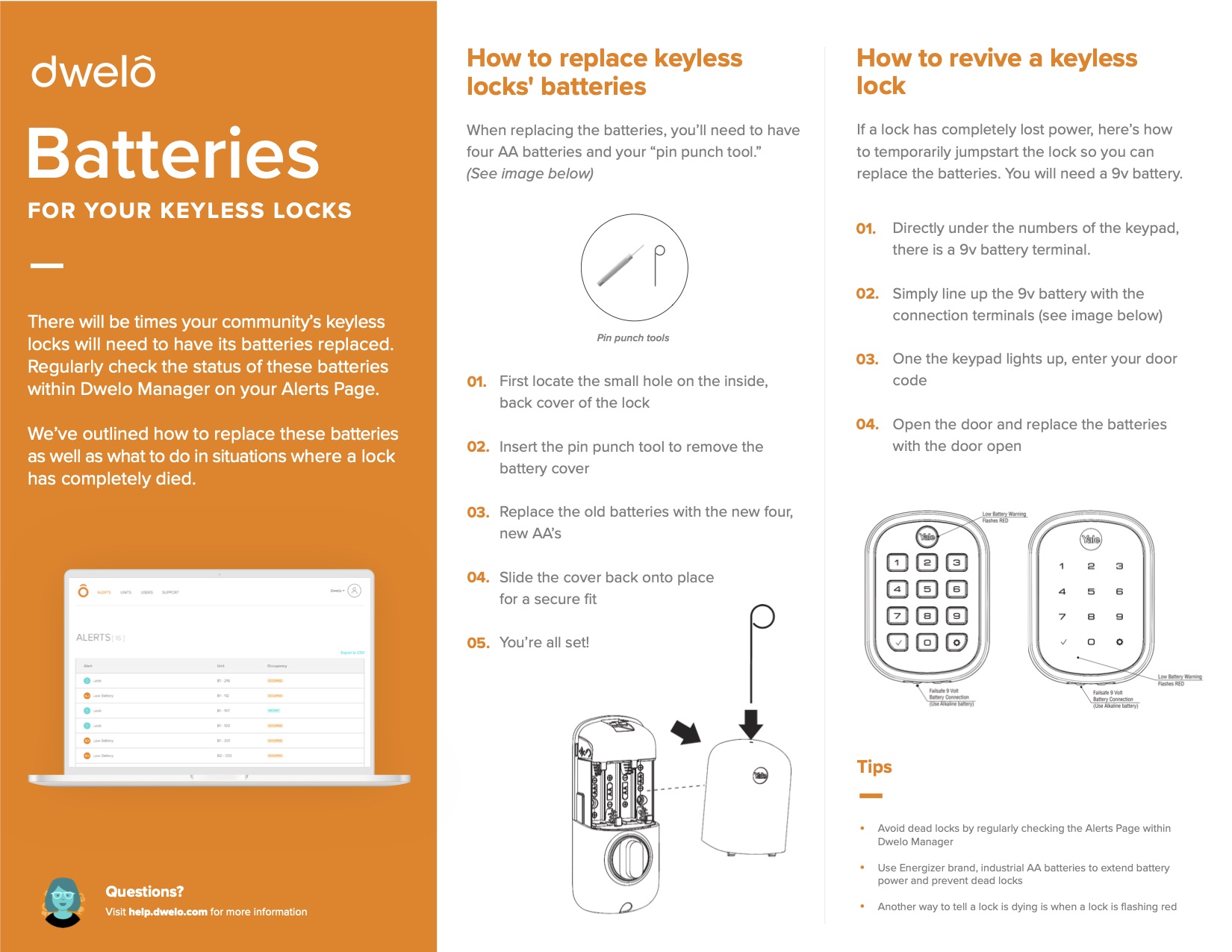 Keyless Yale Door Lock Battery Replacement