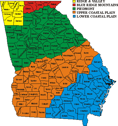 Exploring Georgia's Diverse Map Regions: A Comprehensive Guide