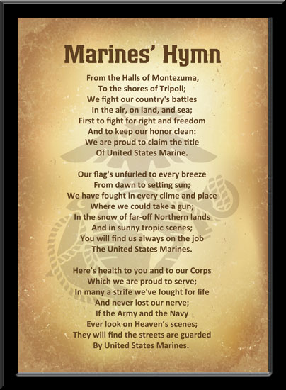 Marine Corps Hymn Lyrics Decoded