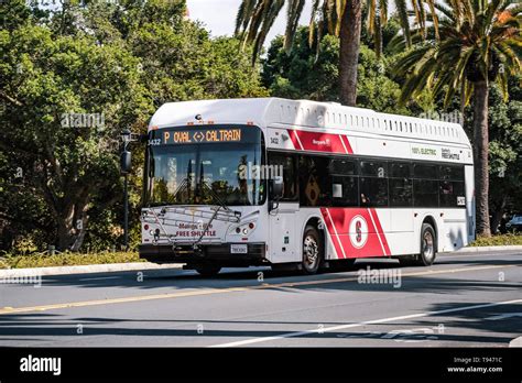 May 9 2019 Palo Alto Ca Usa Free Shuttle Taking People From