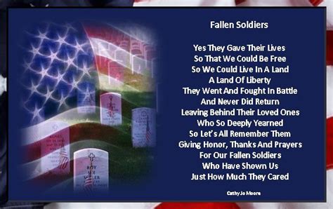 Memorial Day Poem Fallen Soldiers Memorial Day Pinterest Fallen