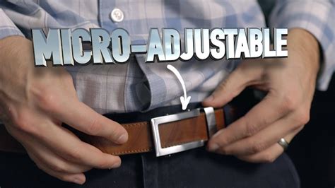 Micro Adjustable Belt With No Holes Anson Belt Review Youtube