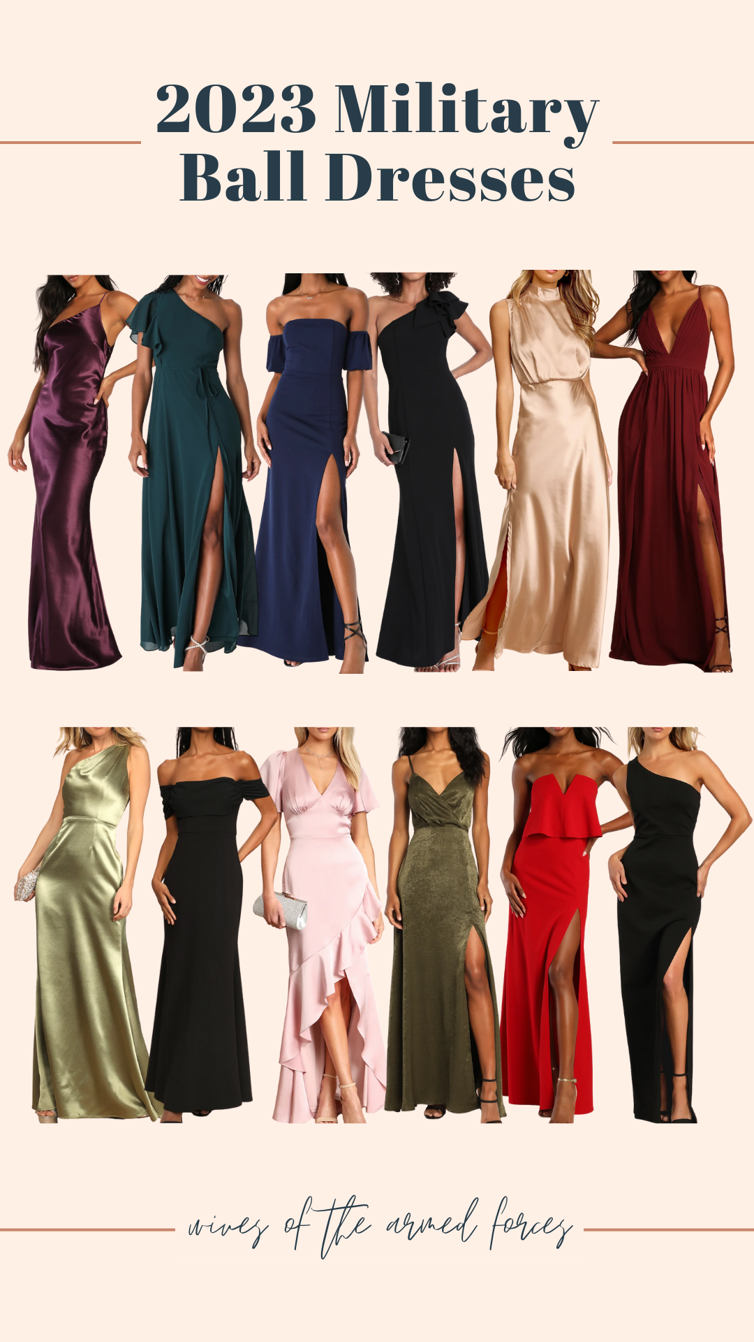 Military Ball Dresses: Best Style Options