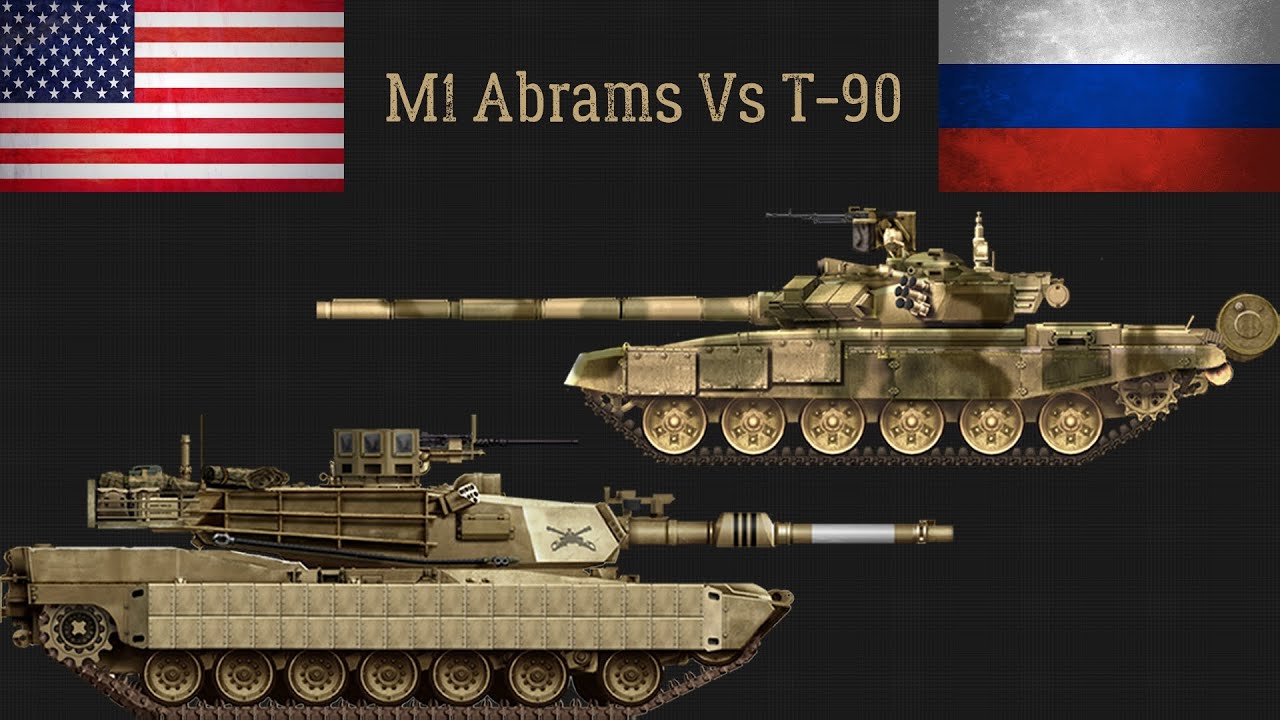 Military M1a2 Abrams Vs T72 90 Infographic