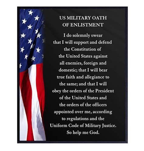 Military Oath Of Enlistment